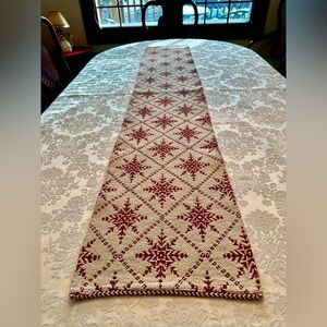 ❤️ Pier 1 Imports Snowflake Table Runner